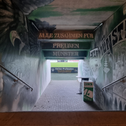 Het Preußen stadion in Münster - Groundhopping Stadionkoorts