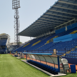 Stadionkoorts groundhopping - Pod Goricomstadion van FK Budućnost Podgorica - Montenegro