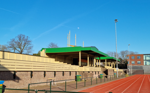 Dudok tribune Sportpark Hilversum - Peter Dekker - Stadionkoorts